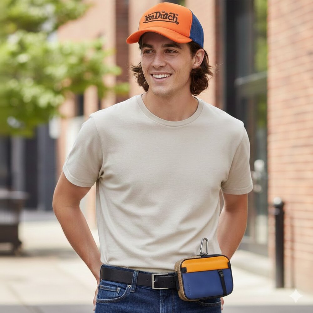 Coach Pouch In Colorblock Signature Canvas EUC! L… - image 2